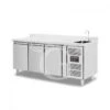 Tavolo Refrigerato 3 Porte Con Lavello E Alzatina,motore A Destra, Prof. 700 Mm, Temp. +2°C/+8°C, Completo Di Rubinetto -Vendite GATRODOMUS tavolo refrigerato 3 porte con lavello e alzatinamotore a destra prof 700 mm temp 2c8c completo di rubinetto