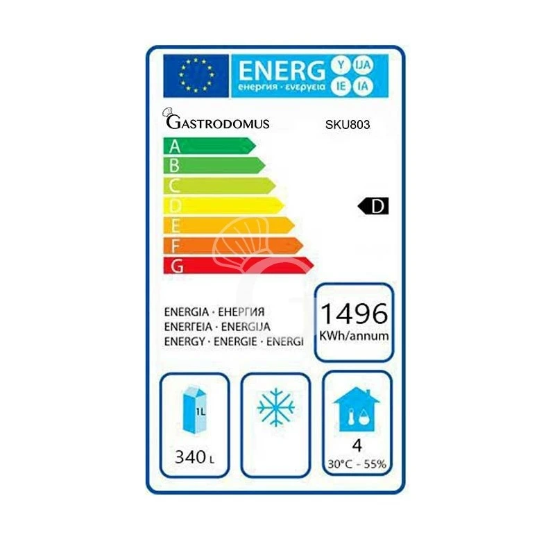 Tavolo Refrigerato 3 Porte Prof. 800 0°C/+10°C Motore A Sinistra Classe Energetica D 5 Tavolo Refrigerato 3 Porte Prof. 800 0°C/+10°C Motore A Sinistra Classe Energetica D - immagine 3