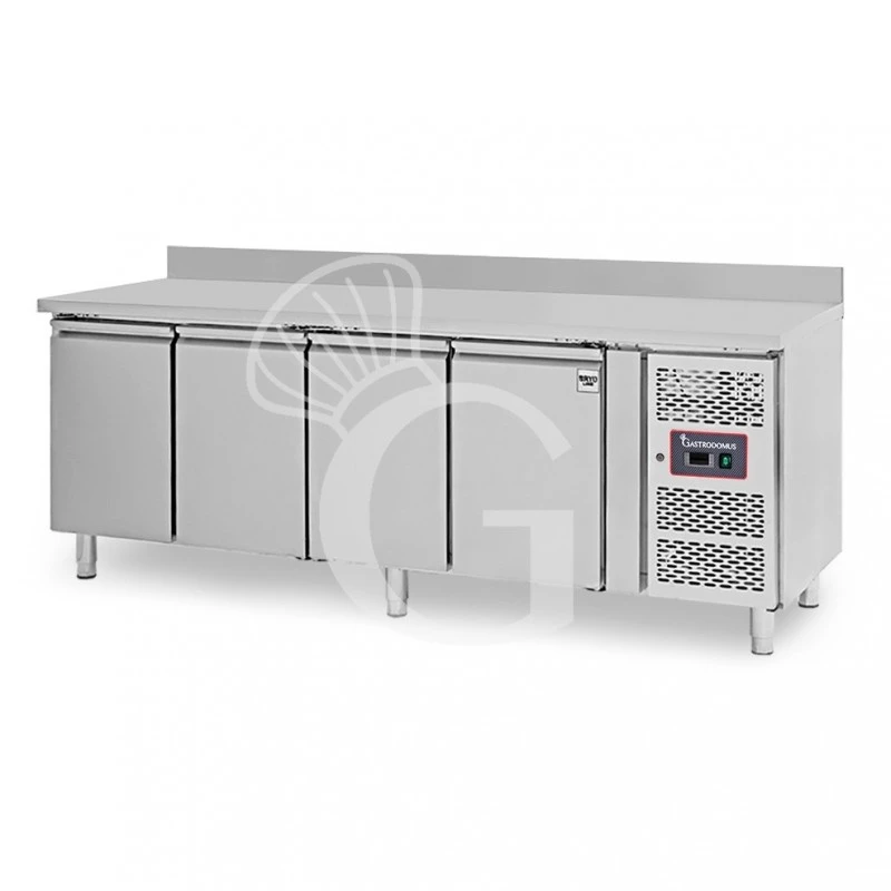 Tavolo Refrigerato 4 Porte Alzatina Prof. 700 Mm -2°C/+8°C Classe Energetica D 4 Tavolo Refrigerato 4 Porte Alzatina Prof. 700 Mm -2°C/+8°C Classe Energetica D - immagine 2