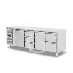 Tavolo Refrigerato 5 Cassetti 2 Porte 700 Mm -2°C/+8°C, Motore A Sinistra -Vendite GATRODOMUS tavolo refrigerato 5 cassetti 2 porte 700 mm 2c8c motore a sinistra 2