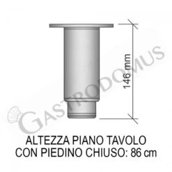 Tavolo Refrigerato 7 Cassetti 1 Porta 700 Mm -2°C/+8°C Alzatina -Vendite GATRODOMUS tavolo refrigerato 7 cassetti 1 porta 700 mm 2c8c alzatina 9