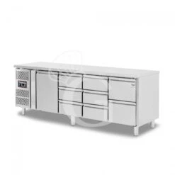 Tavolo Refrigerato 8 Cassetti 1 Porta 700 Mm -2°C/+8°C, Motore A Sinistra -Vendite GATRODOMUS tavolo refrigerato 8 cassetti 1 porta 700 mm 2c8c motore a sinistra 2