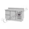 Tavolo Refrigerato 2 Cassetti 1 Porta 700 Mm -2°C/+8°C Con Alzatina -Vendite GATRODOMUS tavolo refrigerato con 1 porta e 2 cassetti alzatina prof 700 2c8c