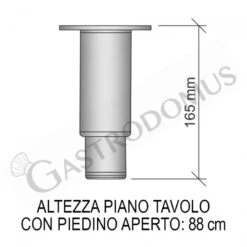 Tavolo Refrigerato 2 Cassetti 1 Porta 700 Mm -2°C/+8°C Con Alzatina -Vendite GATRODOMUS tavolo refrigerato con 1 porta e 2 cassetti alzatina prof 700 2c8c 3