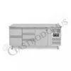 Tavolo Refrigerato 5 Cassetti 1 Porta 700 Mm -2°C/+8°C Per Gastronomia -Vendite GATRODOMUS tavolo refrigerato con 1 porta e 5 cassetti prof 700 e temperatura 2c8c