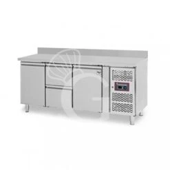Tavolo Refrigerato 2 Cassetti 2 Porte 700 Mm -2°C/+8°C Alzatina Per Gastronomia 15 Tavolo Refrigerato 2 Cassetti 2 Porte 700 Mm -2°C/+8°C Alzatina Per Gastronomia -Vendite GATRODOMUS tavolo refrigerato con 2 porte e 2 cassetti alzatina e prof 700 2c8c 8