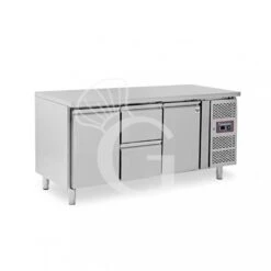 Tavolo Refrigerato 2 Cassetti 2 Porte 700 Mm -2°C/+8°C Per Gastronomia 19 Tavolo Refrigerato 2 Cassetti 2 Porte 700 Mm -2°C/+8°C Per Gastronomia -Vendite GATRODOMUS tavolo refrigerato con 2 porte e 2 cassetti prof 700 e temperatura 2c8c 6