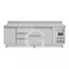 Tavolo Refrigerato 5 Cassetti 2 Porte 700 Mm -2°C/+8°C Alzatina Per Gastronomia -Vendite GATRODOMUS tavolo refrigerato con 2 porte e 5 cassetti alzatina prof700 e temperatura 2c8c