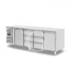 Tavolo Refrigerato 6 Cassetti 2 Porte 700 Mm -2°C/+8°C, Motore A Sinistra 2 Tavolo Refrigerato 6 Cassetti 2 Porte 700 Mm -2°C/+8°C, Motore A Sinistra -Vendite GATRODOMUS tavolo refrigerato con 2 porte e 6 cassetti prof 700 e temperatura 2c8c