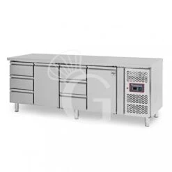 Tavolo Refrigerato 6 Cassetti 2 Porte 700 Mm -2°C/+8°C -Vendite GATRODOMUS tavolo refrigerato con 2 porte e 6 cassetti prof 700 e temperatura 2c8c 11