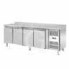 Tavolo Refrigerato Con 4 Porte, Alzatina, Profonditá 600 Mm E Temperatura -2°C/+8°C - Classe Energetica C -Vendite GATRODOMUS tavolo refrigerato con 4 porte alzatina profondita 600 mm e temperatura 2c8c classe energetica c