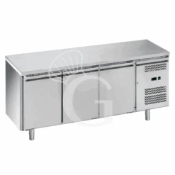 Tavolo Refrigerato Pasticceria 3 Porte 600 X 400 Mm Piano In Inox -2°C/+8°C Classe Energetica C