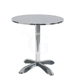 Tavolo Rotondo Da Esterno In Alluminio E Acciaio ⌀ 70 Cm