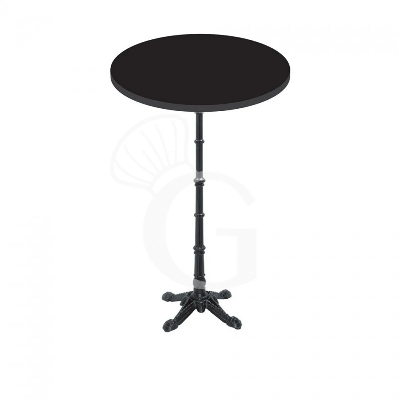 Tavolo Rotondo Piano In HPL E Base In Ghisa Verniciata - Ø600xH1090 Mm 3 Tavolo Rotondo Piano In HPL E Base In Ghisa Verniciata - Ø600xH1090 Mm