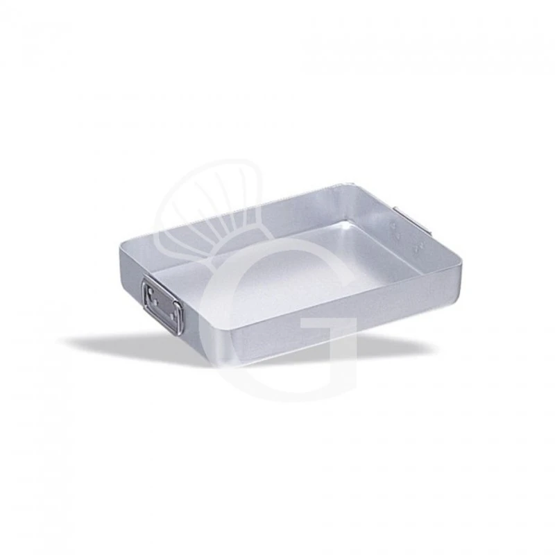 Tegame In Alluminio 2 Maniglie Snodate L 400 Mm X P 300 Mm X H 65 Mm 3 Tegame In Alluminio 2 Maniglie Snodate L 400 Mm X P 300 Mm X H 65 Mm