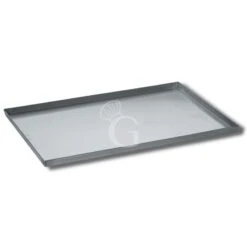 Teglia Rettangolare In Lamiera Alluminata L 360 Mm X P 500 Mm X H 20 Mm -Vendite GATRODOMUS teglia in acciaio inox 60x40 3