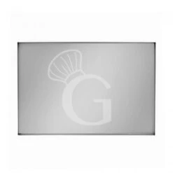 Teglia Rettangolare In Acciaio Inox AISI304 L 600 Mm X P 400 Mm X H 20 Mm