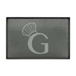 Teglia In Alluminio Microforata Teflonata Con Misure L 600 Mm X P 400 Mm X H 20 Mm