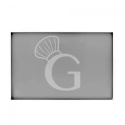 Teglia Rettangolare In Lamiera Alluminata Bluita L 600 Mm X P 400 Mm X H 20 Mm