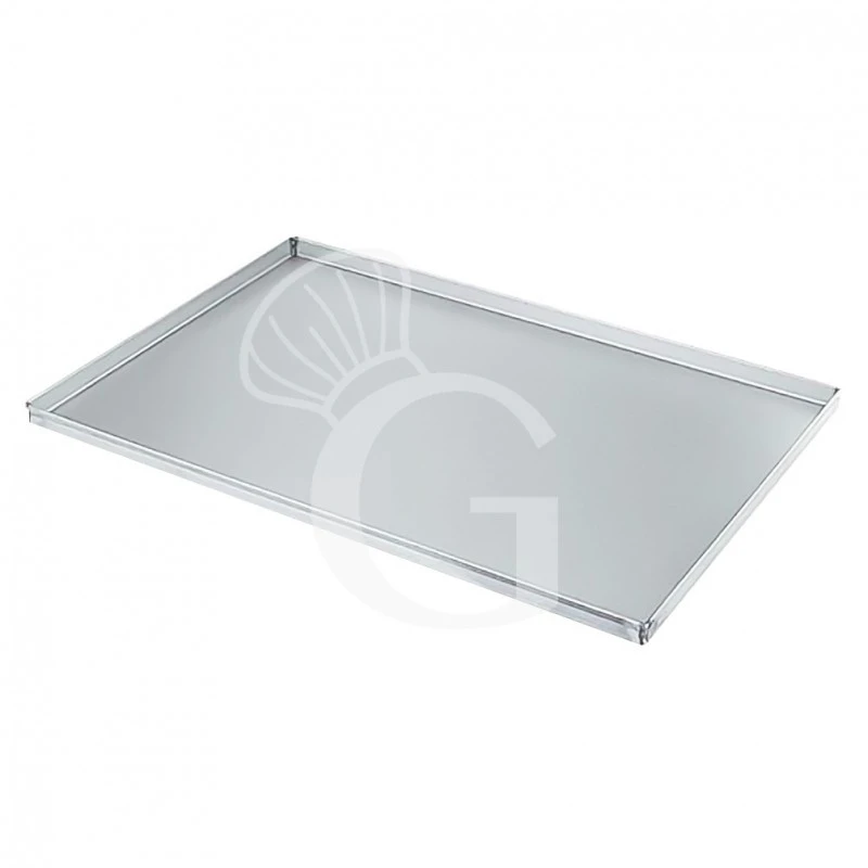 Teglia Rettangolare In Lamiera Alluminata L 600 Mm X P 400 Mm X H 30 Mm 4 Teglia Rettangolare In Lamiera Alluminata L 600 Mm X P 400 Mm X H 30 Mm - immagine 2