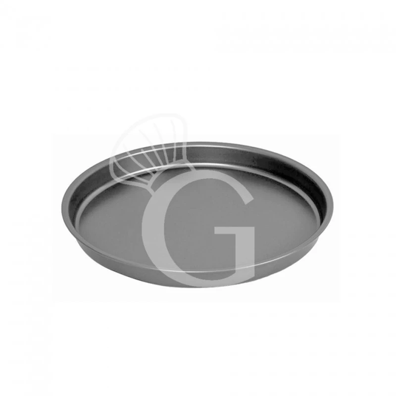 Teglia Rotonda Lamiera Alluminata Diametro 300 Mm X H 30 Mm 4 Teglia Rotonda Lamiera Alluminata Diametro 300 Mm X H 30 Mm - immagine 2