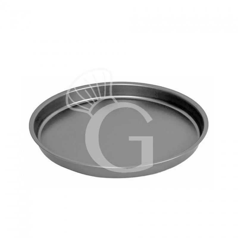 Teglia Rotonda Lamiera Alluminata Diametro 400 Mm X H 30 Mm 4 Teglia Rotonda Lamiera Alluminata Diametro 400 Mm X H 30 Mm - immagine 2