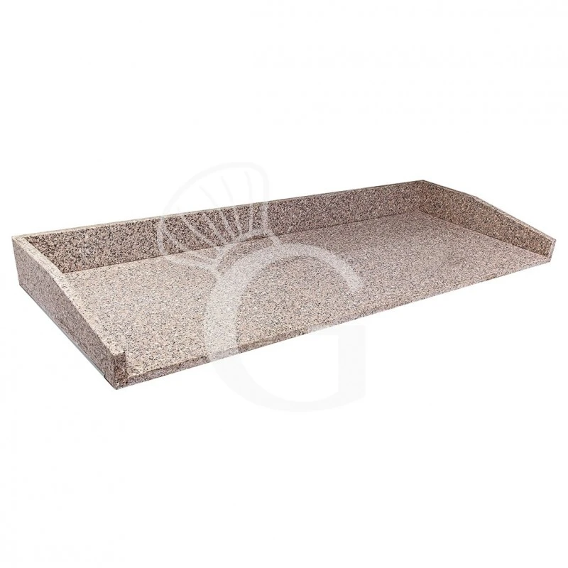 Top In Granito Con Alzatina Per Banco Pizza L 2015 X P 800 Mm 4 Top In Granito Con Alzatina Per Banco Pizza L 2015 X P 800 Mm - immagine 2