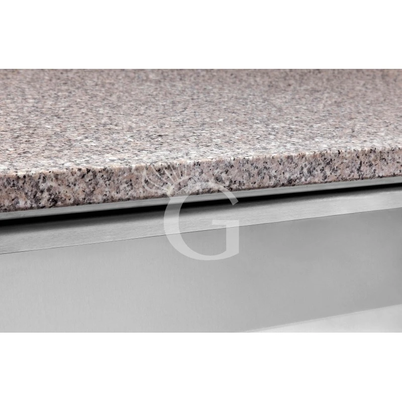 Top In Granito Con Alzatina Per Banco Pizza L 2015 X P 800 Mm 6 Top In Granito Con Alzatina Per Banco Pizza L 2015 X P 800 Mm - immagine 4