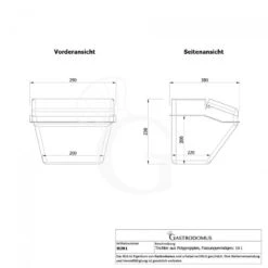 Tramoggia In Polipropilene Da Scaffale Capacità 10 L - L 380 Mm X P 290 Mm X H 230 Mm -Vendite GATRODOMUS tramoggia in polipropilene da scaffale capacita 10 l dimensioni l 400 mm x p 293 mm x h 228 mm 6