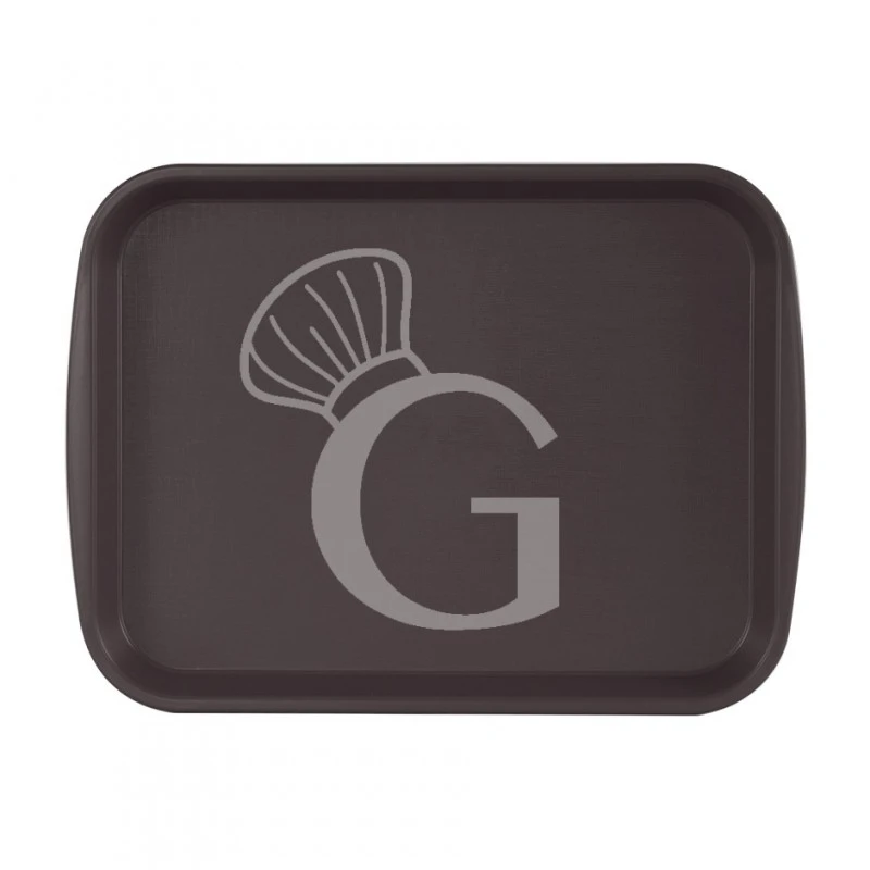 Vassoio Rettangolare In Polipropilene Colore Marrone - Dimensioni L 435 X P 310 X H 20mm 3 Vassoio Rettangolare In Polipropilene Colore Marrone - Dimensioni L 435 X P 310 X H 20mm