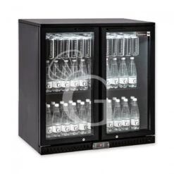 Vetrina Frigo Ventilata Da Banco O Retrobanco Orizzontale, 2 Porte Battenti 212 LT - Temperatura 2°C/+8°C -Vendite GATRODOMUS vetrina frigo ventilata da banco o retrobanco orizzontale 2 porte battenti 212 lt temperatura 2c8c 3