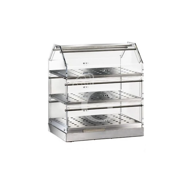 Vetrina Bar Neutra Porta Brioches In Inox 3 Ripiani L 850 Mm X P 350 Mm X H 500 Mm 3 Vetrina Bar Neutra Porta Brioches In Inox 3 Ripiani L 850 Mm X P 350 Mm X H 500 Mm