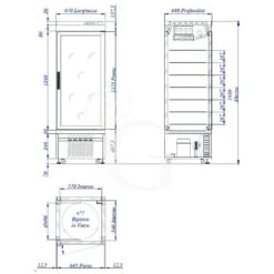 Vetrina Pasticceria Refrigerata Statico 450 LT +2°C/+10°C 4 Lati Vetro Ripiani Tondi Girevoli 5 Vetrina Pasticceria Refrigerata Statico 450 LT +2°C/+10°C 4 Lati Vetro Ripiani Tondi Girevoli -Vendite GATRODOMUS vetrina pasticceria refrigerata statico 450 lt 2c10c 4 lati vetro ripiani tondi girevoli 1