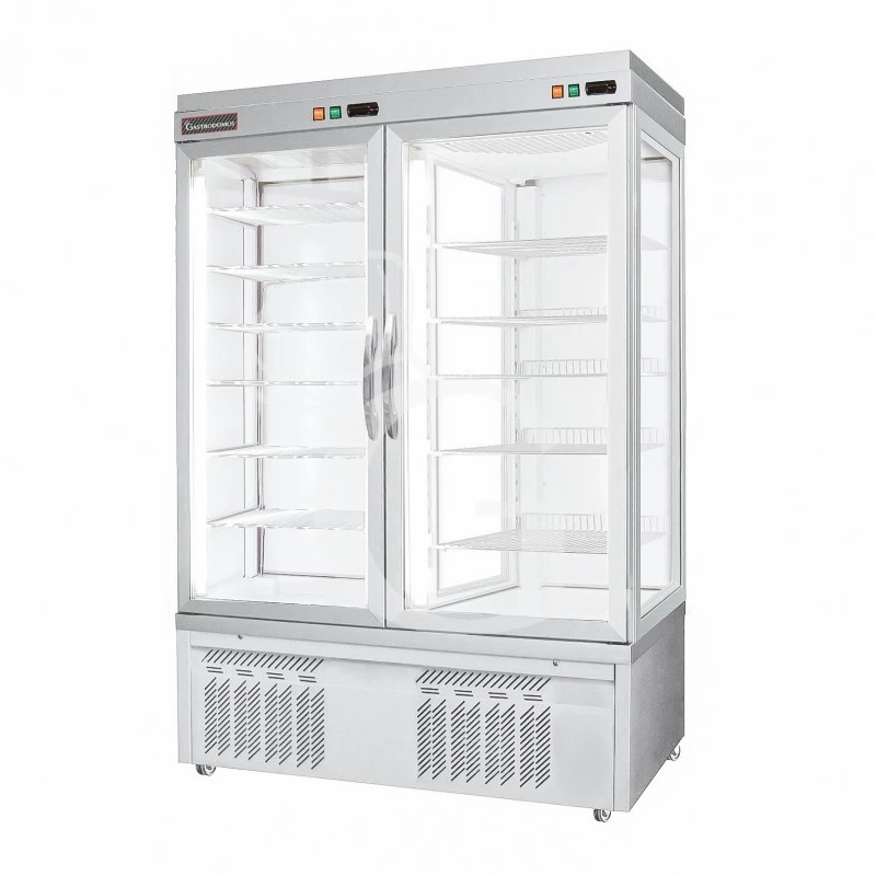Vetrina Pasticceria Refrigerata Statico 855 LT +2°C/+10°C 1 Lato Vetro 2 Porte 3 Vetrina Pasticceria Refrigerata Statico 855 LT +2°C/+10°C 1 Lato Vetro 2 Porte