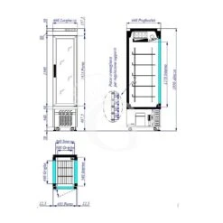 Vetrina Pasticceria Refrigerata Ventilato 255 LT -5°C/+10°C 3 Lati Vetro 5 Vetrina Pasticceria Refrigerata Ventilato 255 LT -5°C/+10°C 3 Lati Vetro -Vendite GATRODOMUS vetrina pasticceria refrigerata ventilato 255 lt 5c10c 3 lati vetro 1