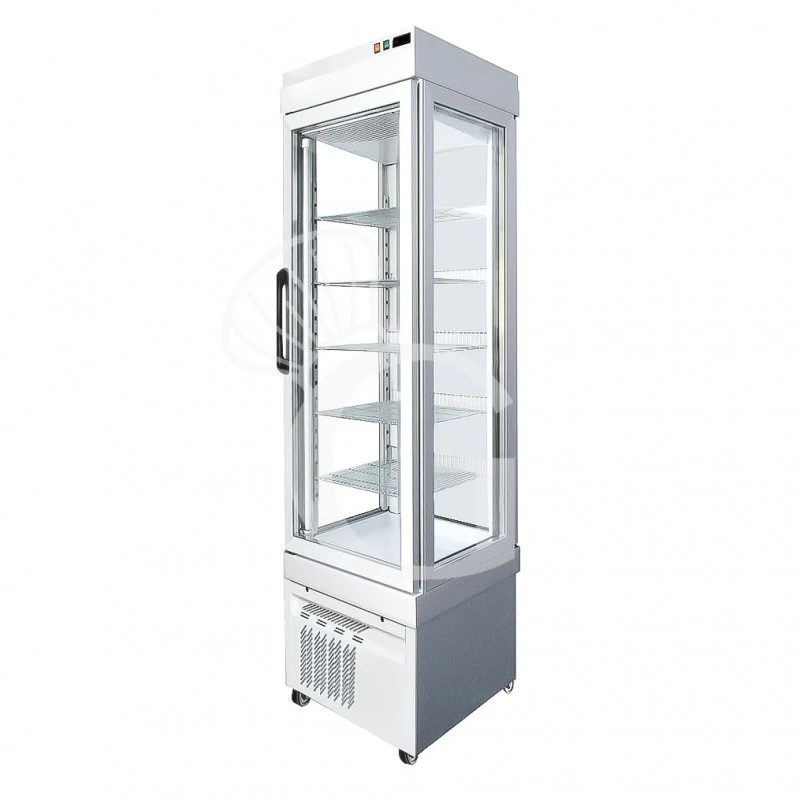 Vetrina Pasticceria Refrigerata Ventilato 255 LT -5°C/+10°C 3 Lati Vetro 3 Vetrina Pasticceria Refrigerata Ventilato 255 LT -5°C/+10°C 3 Lati Vetro