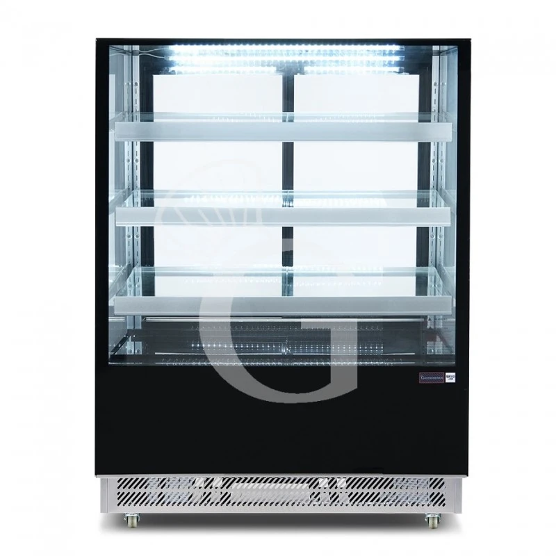 Vetrina Refrigerata Ventilata 3 Ripiani 500 LT +2°C/+8°C 4 Lati Vetro, L 900 Mm 3 Vetrina Refrigerata Ventilata 3 Ripiani 500 LT +2°C/+8°C 4 Lati Vetro, L 900 Mm