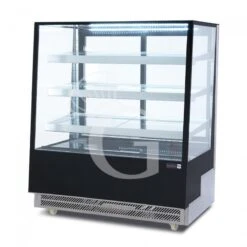 Vetrina Refrigerata Ventilata 3 Ripiani 650 LT +2°C/+8°C 4 Lati Vetro, L 1200 Mm -Vendite GATRODOMUS vetrina refrigerata ventilata 3 ripiani 650 lt 2c8c 4 lati vetro l 1200 mm 2