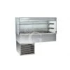 Vetrina Refrigerata Ventilata Cubica 2 Ripiani Con Tendina Lato Cliente - Lunghezza 1135 Mm -Vendite GATRODOMUS vetrina refrigerata ventilata cubica 2 ripiani con tendina lato cliente lunghezza 1135 mm