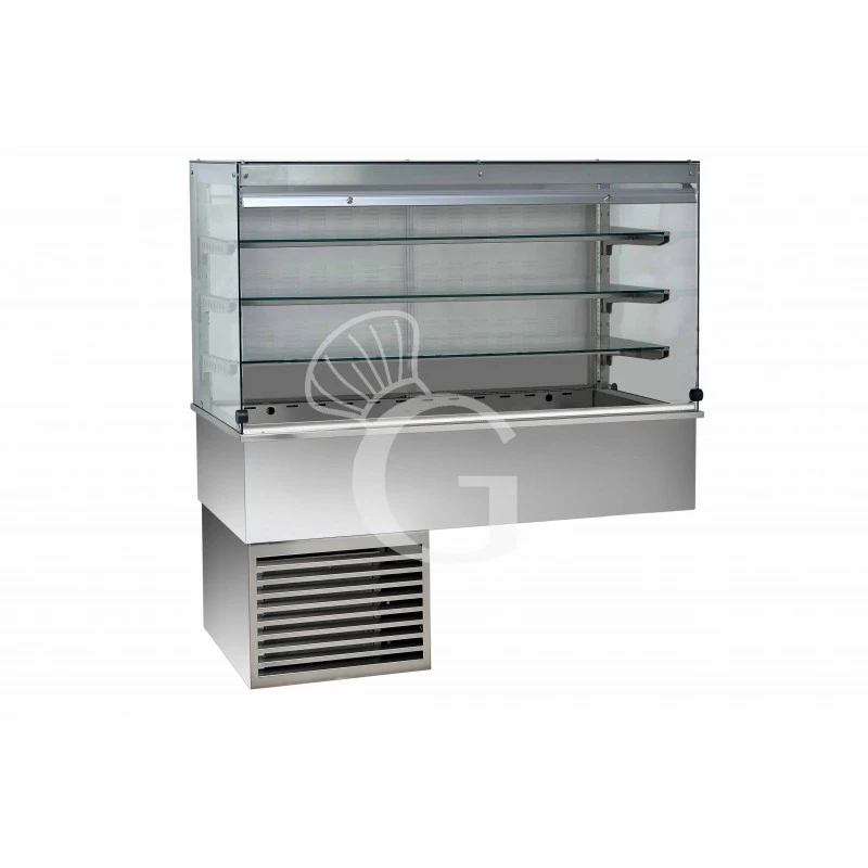 Vetrina Refrigerata Ventilata Cubica 3 Ripiani Con Tendina Lato Cliente - Lunghezza 1135 Mm 3 Vetrina Refrigerata Ventilata Cubica 3 Ripiani Con Tendina Lato Cliente - Lunghezza 1135 Mm
