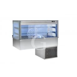 Vetrina Refrigerata Ventilata Cubica 3 Ripiani Con Vetro Chiuso Lato Cliente - Lunghezza 810 Mm -Vendite GATRODOMUS vetrina refrigerata ventilata cubica 3 ripiani con vetro chiuso lato cliente lunghezza 810 mm 3