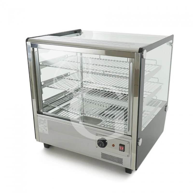Vetrina Riscaldata Inox E Vetro 3 Piani +30°C/+90°C 120 LT L 678 Mm X P 568 Mm X H 686 Mm 5 Vetrina Riscaldata Inox E Vetro 3 Piani +30°C/+90°C 120 LT L 678 Mm X P 568 Mm X H 686 Mm - immagine 3