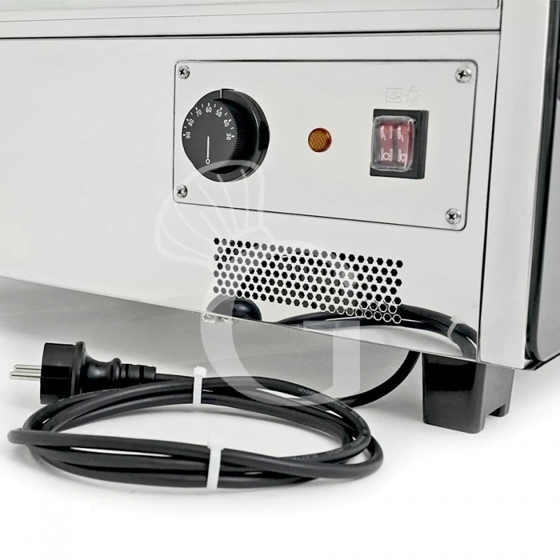 Vetrina Riscaldata Inox E Vetro 3 Piani +30°C/+90°C 120 LT L 678 Mm X P 568 Mm X H 686 Mm 6 Vetrina Riscaldata Inox E Vetro 3 Piani +30°C/+90°C 120 LT L 678 Mm X P 568 Mm X H 686 Mm - immagine 4