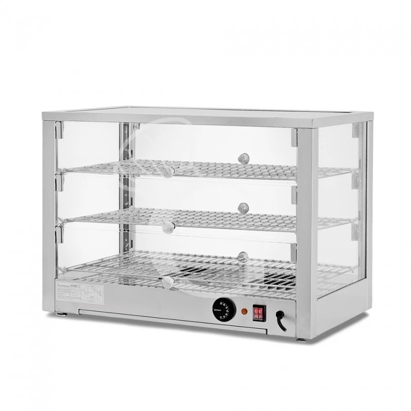 Vetrina Riscaldata Vetro E Inox +30°C/+90°C 115 LT L 700 Mm X P 400 Mm X H 485 Mm 4 Vetrina Riscaldata Vetro E Inox +30°C/+90°C 115 LT L 700 Mm X P 400 Mm X H 485 Mm - immagine 2