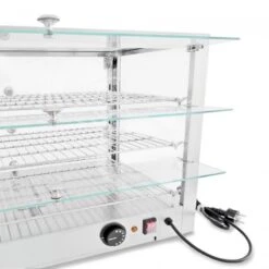 Vetrina Riscaldata Vetro E Inox +30°C/+90°C 115 LT L 700 Mm X P 400 Mm X H 485 Mm 10 Vetrina Riscaldata Vetro E Inox +30°C/+90°C 115 LT L 700 Mm X P 400 Mm X H 485 Mm -Vendite GATRODOMUS vetrina riscaldata in vetro e inox temp 30c e 90c 115 litri 3