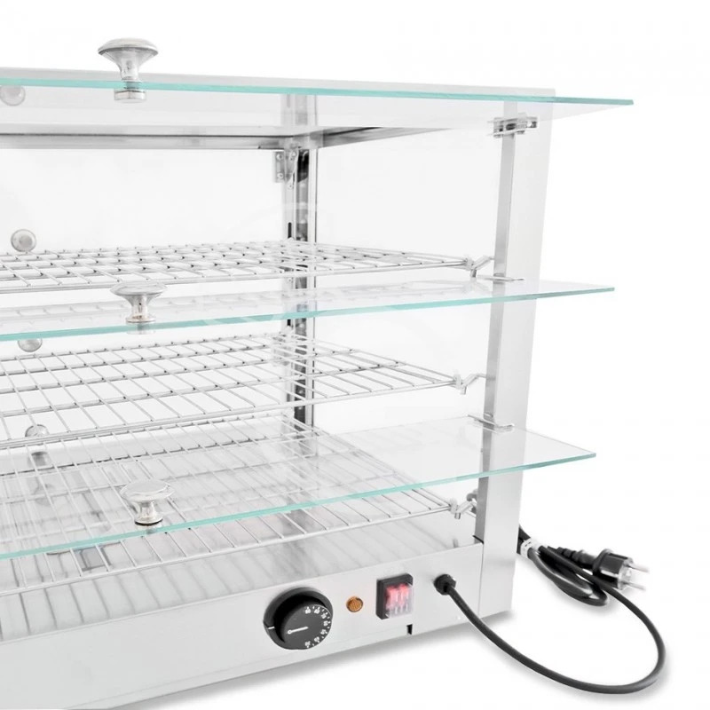 Vetrina Riscaldata Vetro E Inox +30°C/+90°C 115 LT L 700 Mm X P 400 Mm X H 485 Mm 6 Vetrina Riscaldata Vetro E Inox +30°C/+90°C 115 LT L 700 Mm X P 400 Mm X H 485 Mm - immagine 4