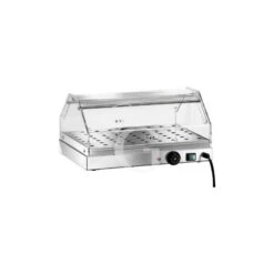 Vetrina Riscaldata Inox E Plexiglass 1 Piano +30°C/+90°C L 500 Mm X P 350 Mm X H 250 Mm