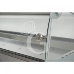 Vetrina Riscaldata Inox E Vetro 6 Bacinelle GN1/3 H 40 Mm L 1110 Mm X P 420 Mm X H 335 Mm -Vendite GATRODOMUS vetrina riscaldata inox predisposta per 6 bacinelle gn 13 h 40 mm 5