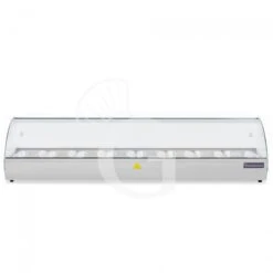 Vetrina Riscaldata Inox E Vetro 8 Bacinelle GN1/3 H 40 Mm L 1483 Mm X P 420 Mm X H 336 Mm