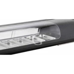 Vetrina Sushi 4 Bacinelle GN1/3 190 W L 1175 Mm X P 425 Mm X H 295 Mm -Vendite GATRODOMUS vetrina sushi 4 x gn13 1